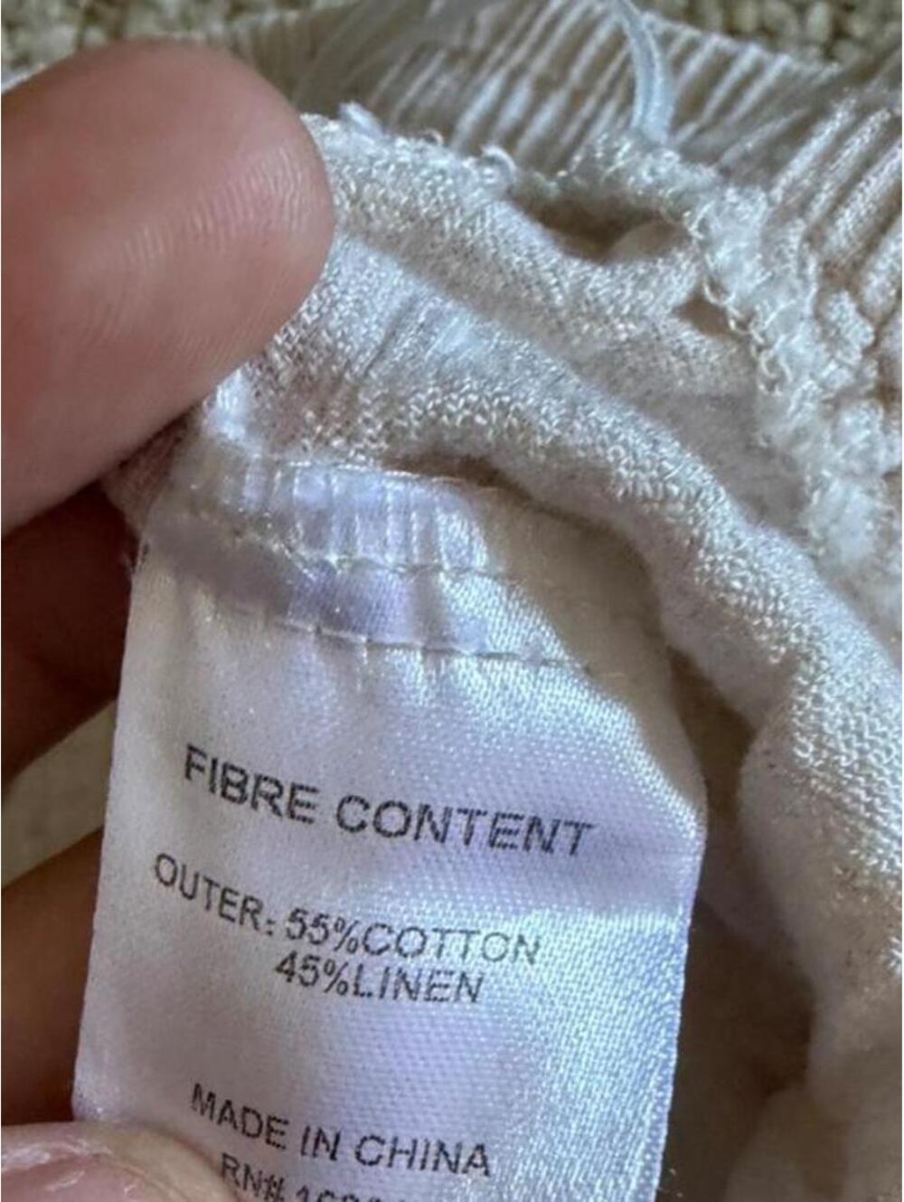 Princess Polly cream linen blend pants - Picture 3 of 3